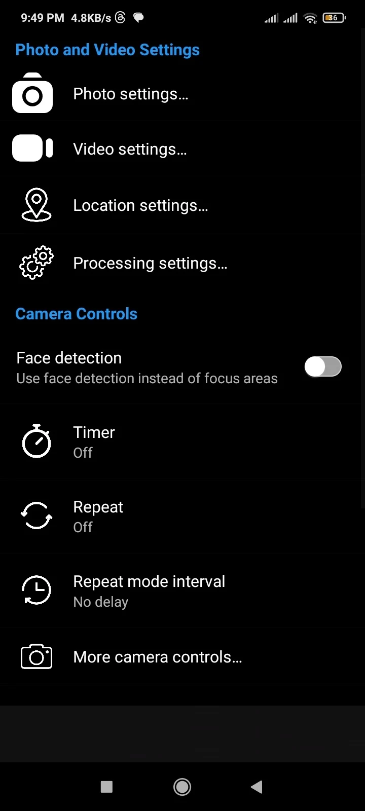 Screenshot Of LMC Camera Android